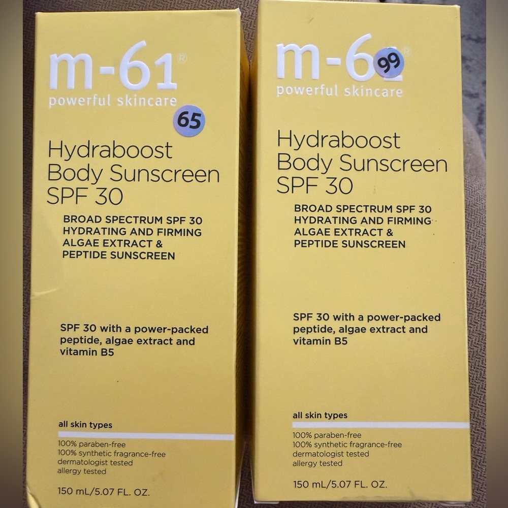M-61 Hydraboost Body Sunscreen SPF 30 - Yellow